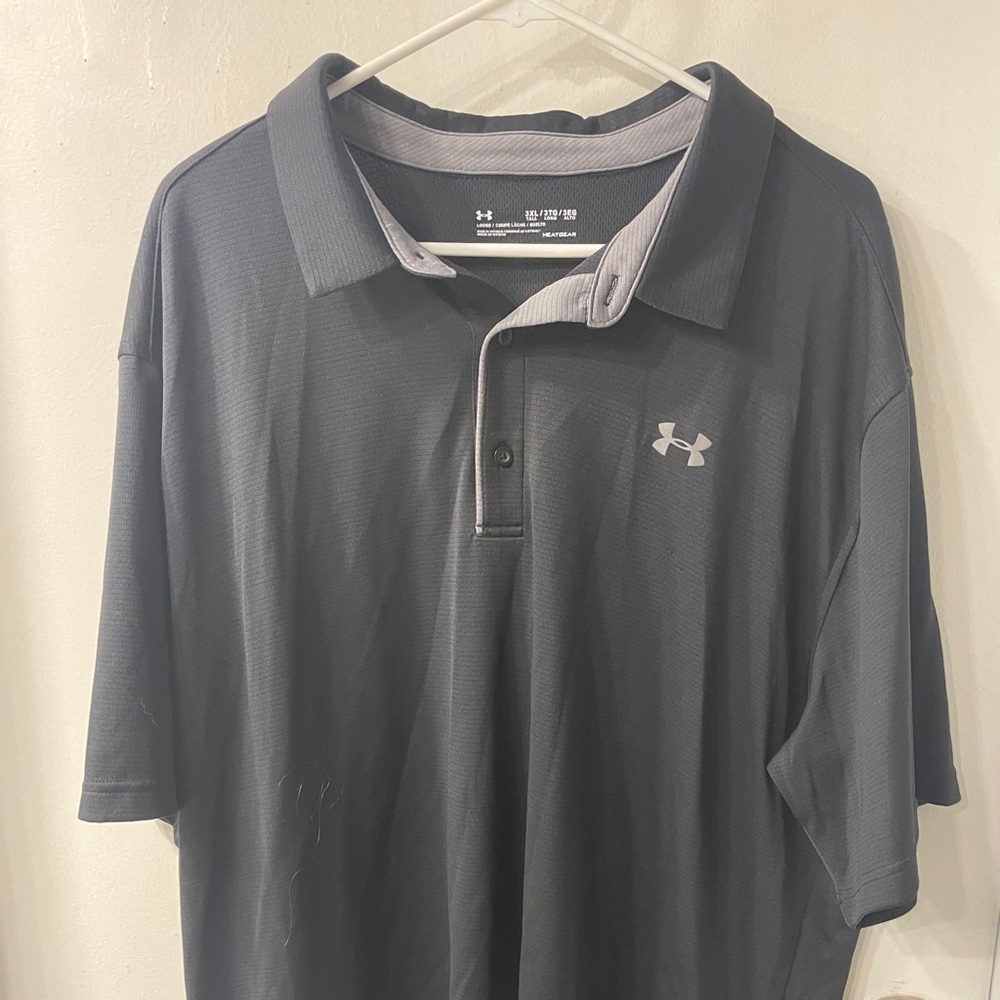Black under armour polo